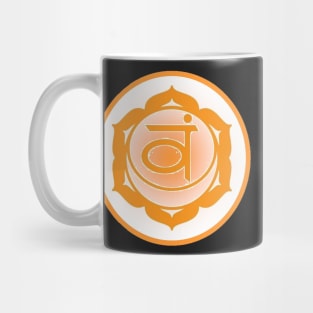 Embrace my emotions Sacral Chakra- Dark Grey Mug